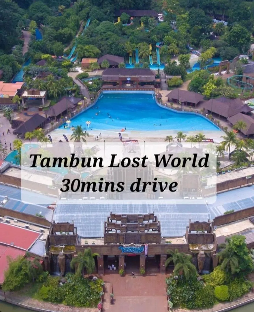 B3 Superb Poolview Manhattan Waterpark Homestay Ipoh4-8Pax Netflix Malaysia